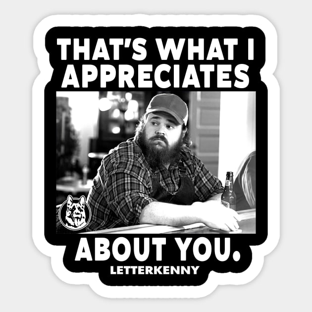 Letterkenny Squirrely Dan Sticker by Mendozab Angelob